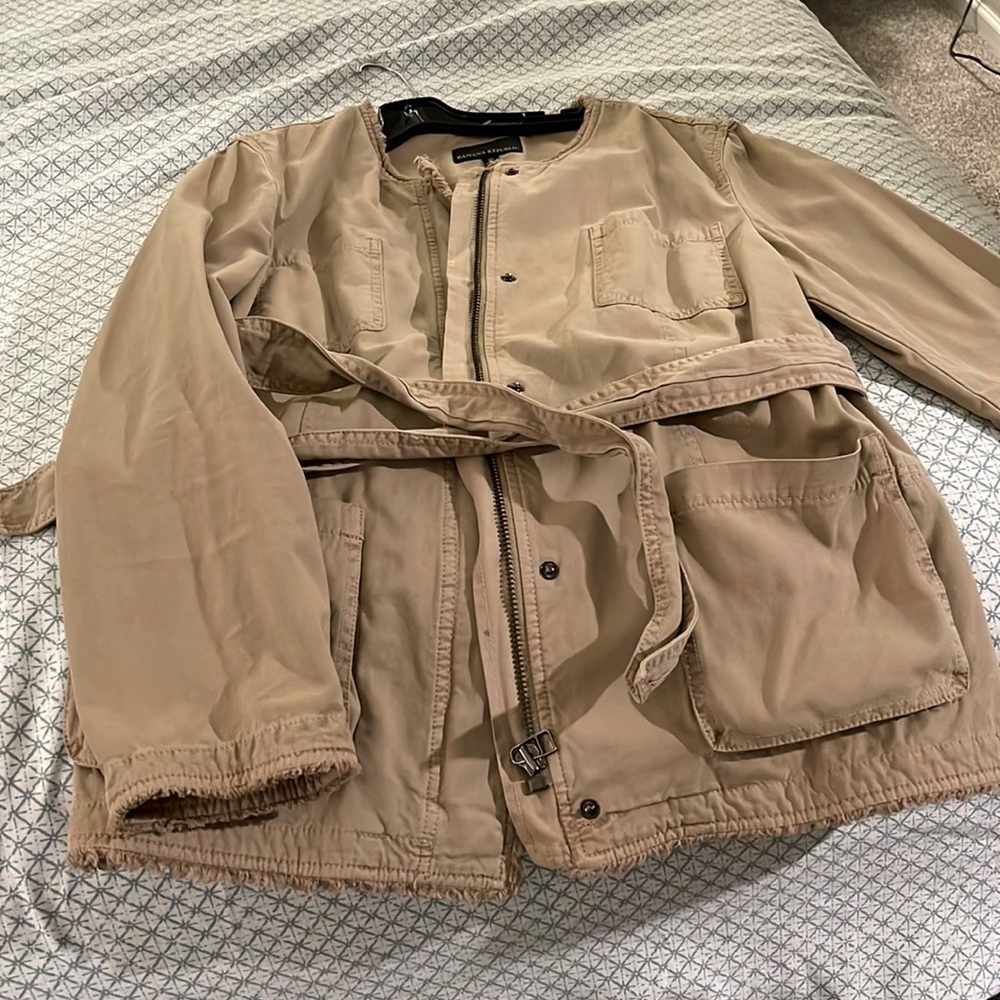 Khaki Banana Republic jacket